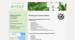 Desktop Screenshot of amhof.ch