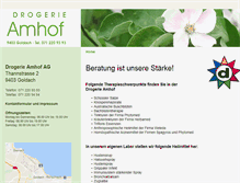 Tablet Screenshot of amhof.ch